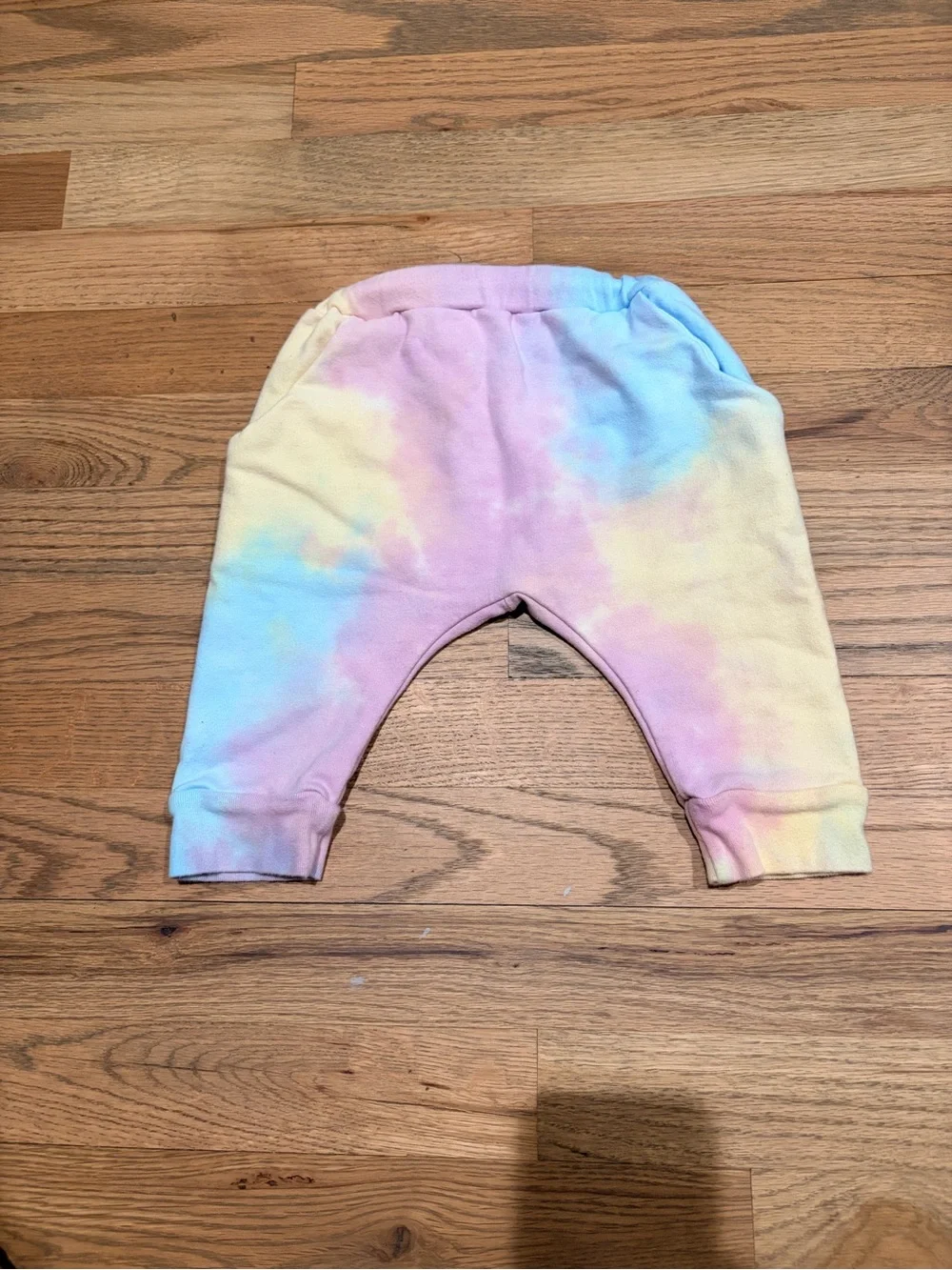 Denny’s baby girl tie dye sweatpants, Pink Peony Kids brand